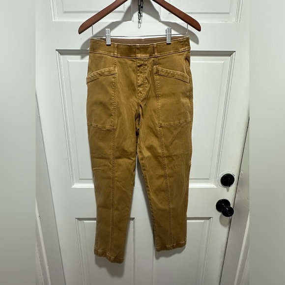 SPANX STRETCH TWILL STRAIGHT LEG PANT Size Large EUC - Picture 2 of 5